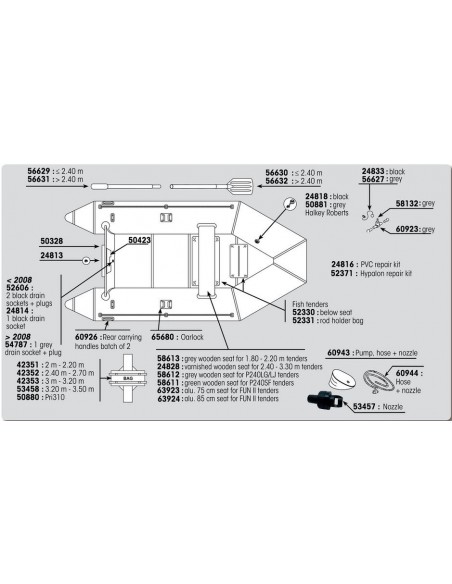 Pompadapter opbl.boot Halkey Robert - On-Deck