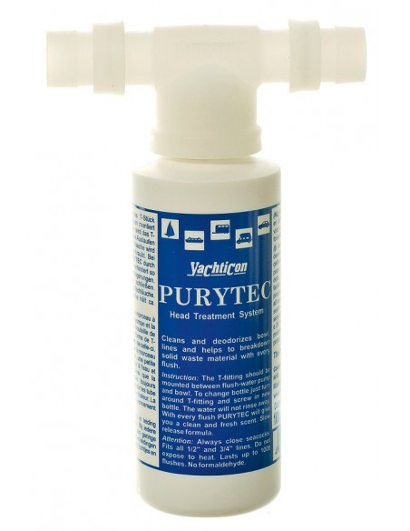 Yachticon Purytec - Toilet Gelspoeling - Met T-Fitting En Flacon - 100 ml