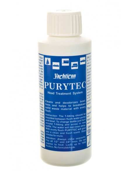 Yachticon Purytec - Toilet Gelspoeling - Alleen Navulling - Flacon - 100 ml