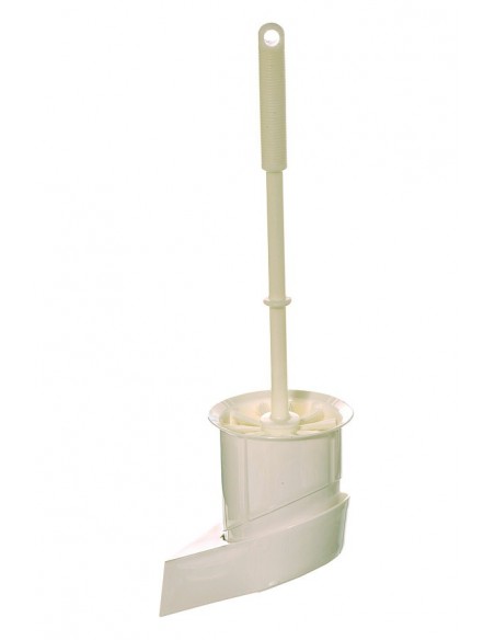 Toilet Borstel - Inclusief Wandhouder - Wit - Yachticon