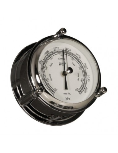 Mini Ocean - Barometer - Verchroomd - Messing - Schatz 1881 - Scheepsinstrumenten - 403 B - € 258,00