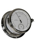 Royal 180 - Haarhygrometer - Thermometer - Verchroomd - Messing