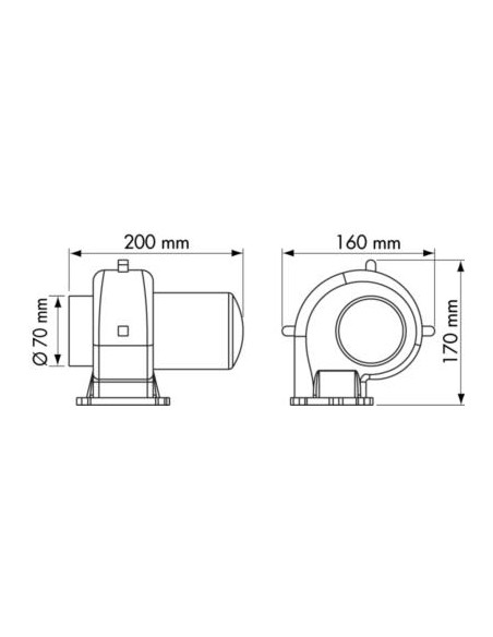 Plastimo Elektrische Ventilator 12V | Shipsworld