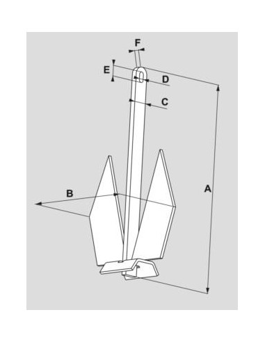 Plastimo Grip Anker 7 kg Verzinkt | Shipsworld