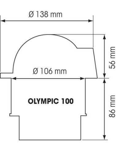 Plastimo Beschermkap Olympic 100 Wit | Shipsworld