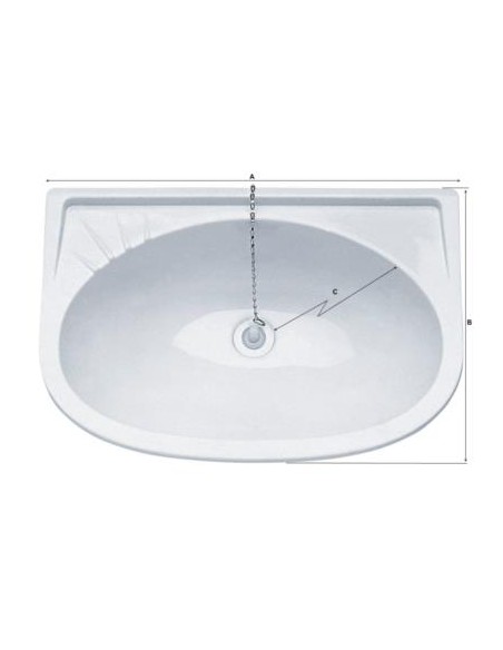 Plastimo Kunststof Wasbak 395x275mm | Shipsworld