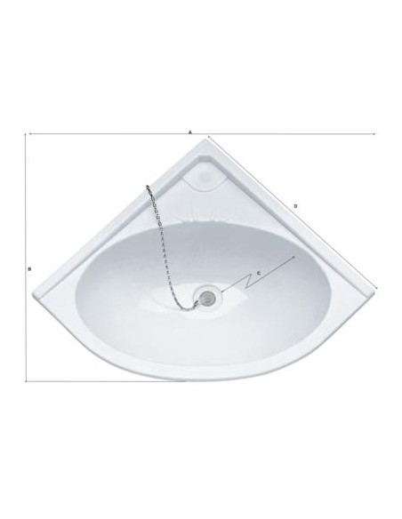 Plastimo Kunststof Wasbak Hoekmodel | Shipsworld