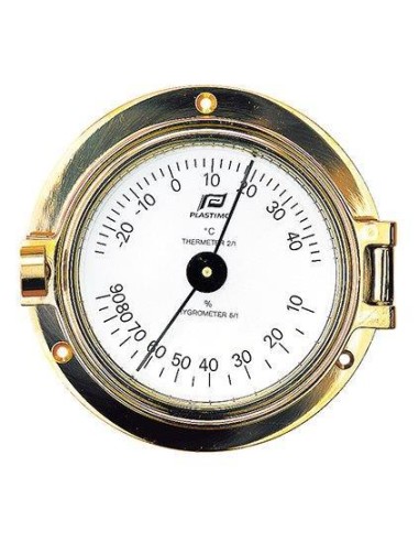 Plastimo Koperen Thermometer / Hygrometer | Shipsworld