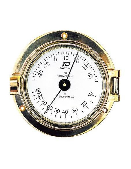 Plastimo Koperen Thermometer / Hygrometer | Shipsworld