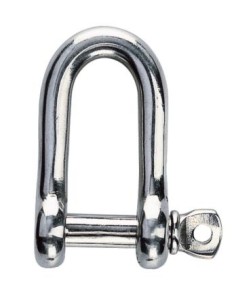 Plastimo D-sluiting RVS 4 mm (2 stuks) | Shipsworld