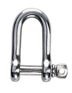 Plastimo D-sluiting RVS 8 mm (2 stuks) | Shipsworld