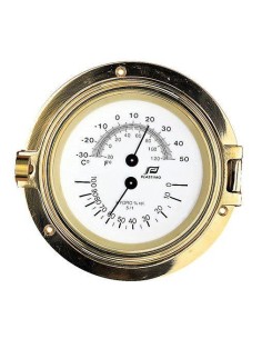 Plastimo Koperen Thermometer / Hygrometer 4,5 inch | Shipsworld