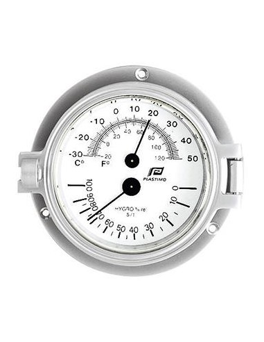 Plastimo Thermometer / Hygrometer Mat Verchroomd | Shipsworld