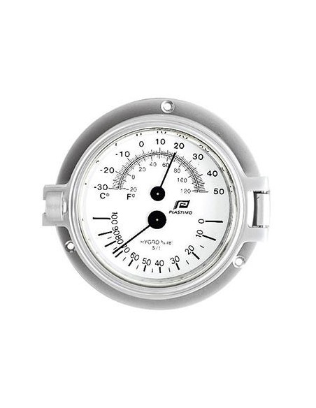 Plastimo Thermometer / Hygrometer Mat Verchroomd | Shipsworld