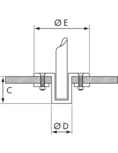 Plastimo Draaibare Davits 316 RVS 100 kg | Shipsworld