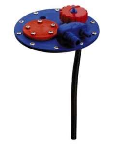 Plastimo Beluchtings dop brandstoftank rood | Shipsworld