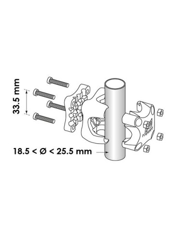 Plastimo Plasticlip zwart 3-delig | Shipsworld