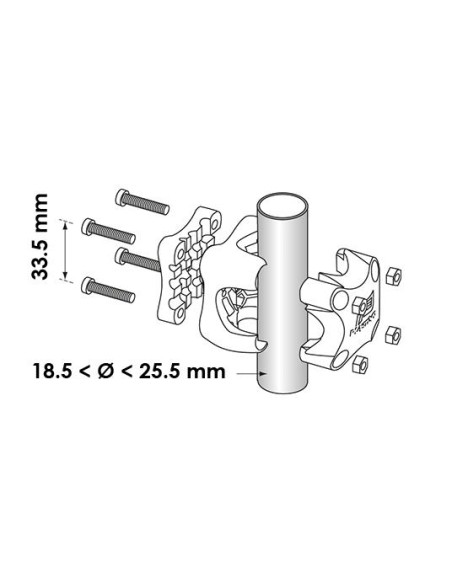 Plastimo Plasticlip zwart 3-delig | Shipsworld