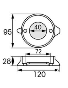 Plastimo Motor Anode Volvo Drive Leg Collar 120S | Shipsworld 2