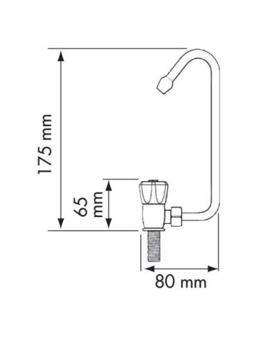 Plastimo Enkele Kraan Chroom | Shipsworld
