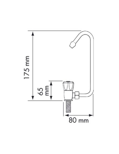 Plastimo Enkele Kraan Chroom | Shipsworld