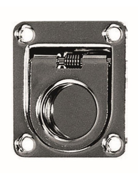 Plastimo Luikring RVS met veer 44x38 mm | Shipsworld