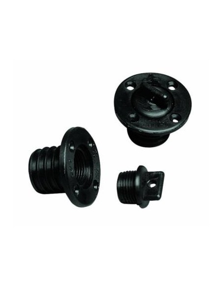 Plastimo Lensplug Rond Zwart (10 stuks) | Shipsworld
