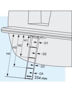 Plastimo Zwemplatformtrap RVS 3 Treden | Shipsworld 2