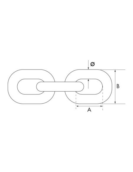 Plastimo Ankerketting 8 mm - 45 mtr | Shipsworld