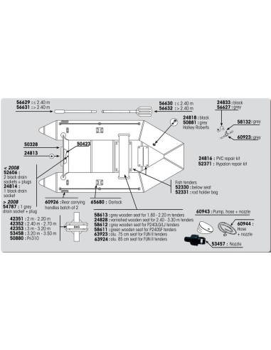 Plastimo Halkey Roberts ventiel grijs (2 stuks) | Shipsworld