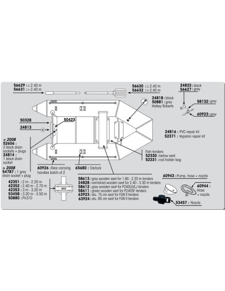 Plastimo Halkey Roberts ventiel grijs (2 stuks) | Shipsworld