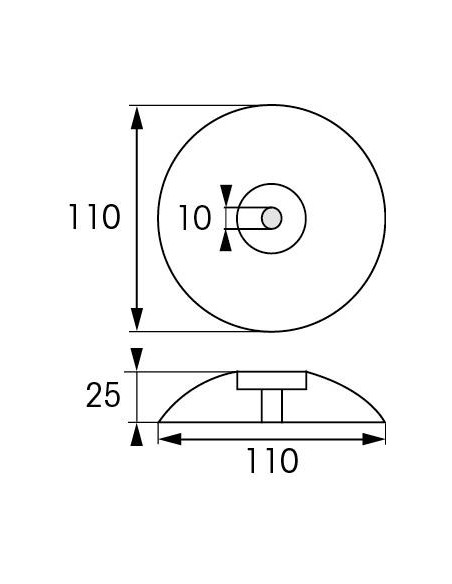 Plastimo Anode Roer/Zwaard Magnesium 110 mm (2) | Shipsworld