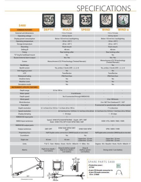 AdvanSea Speed S400 los instrument | Shipsworld