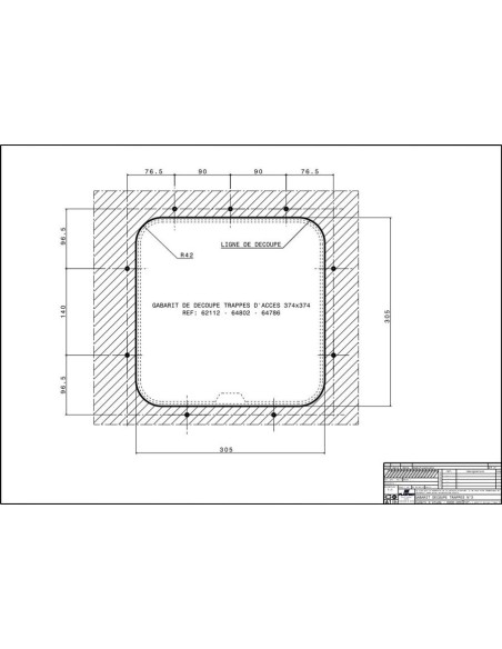 Plastimo Toegangsluik 374x374mm Wit | Shipsworld