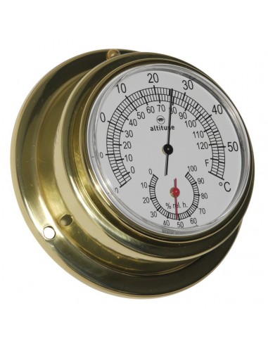 Thermometer / Hygrometer - 95 mm - Altitude - Scheepsinstrumenten - 842 TH - € 77,00