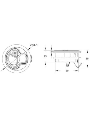 Plastimo Kastslot Polyamide 61 mm | Shipsworld
