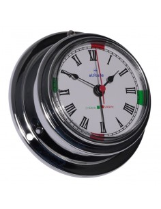 Quartz Klok - Chroom - 95 mm - Radiostilte & Alarm - Altitude - Scheepsinstrumenten - 843 CAZ - € 81,00