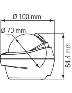 Plastimo Offshore 75 Kompas Wit/Zwart | Shipsworld 2