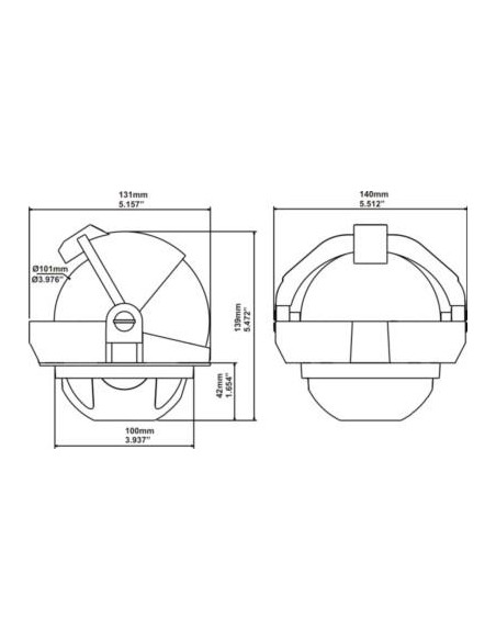 Plastimo Kompas Offshore 105 Zwart | Shipsworld