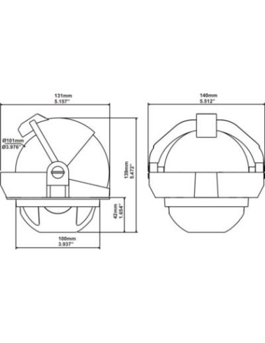 Plastimo Offshore 105 Kompas Wit/Zwart | Shipsworld