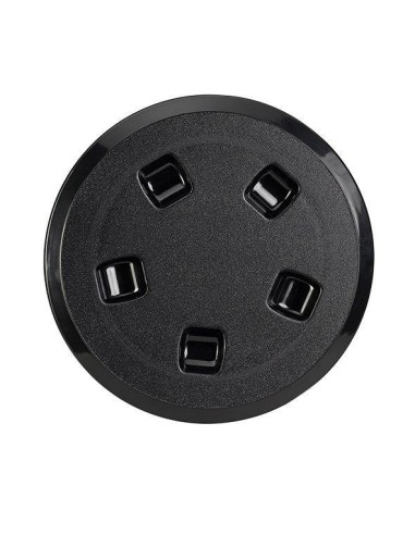 Plastimo Inspectieluik Rond 128 mm Zwart | Shipsworld