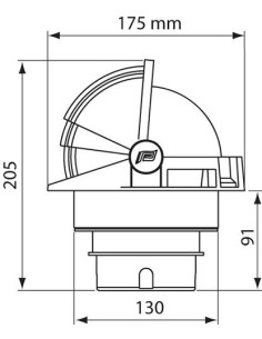Plastimo Kompas Olympic 135 Zwart | Shipsworld 2