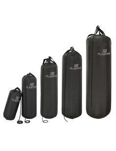 Plastimo Opblaasbare Fender Ø30x75 cm Zwart | Shipsworld 2
