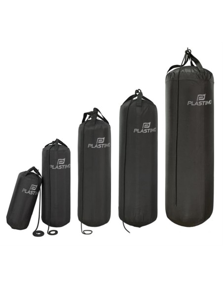 Plastimo Opblaasbare Fender Ø30x75 cm Zwart | Shipsworld
