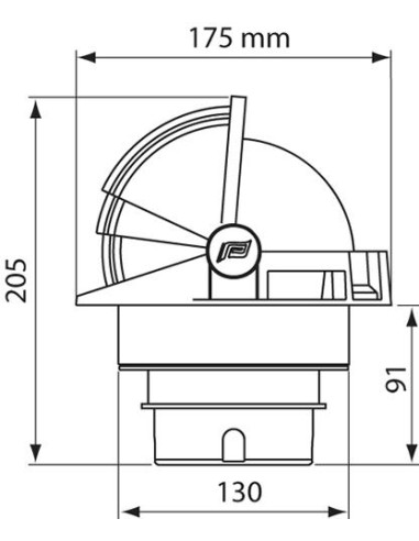 Plastimo Kompas Olympic 135 Zwart/Rood | Shipsworld