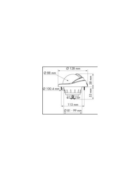Plastimo Kompas Offshore 95 Wit/Zwart | Shipsworld