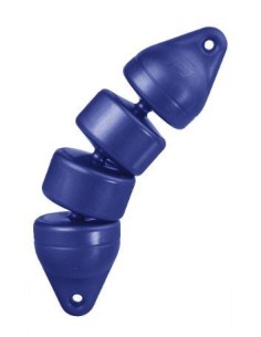 Plastimo Flexibele Fender Blauw 12x48cm | Shipsworld
