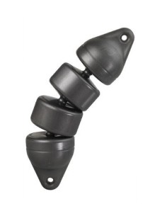 Plastimo Flexibele Fender Ø12x48cm Zwart | Shipsworld