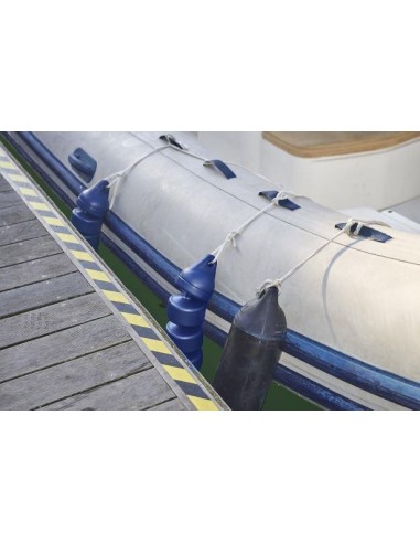 Plastimo Flexibele Fender Ø12x48cm Zwart | Shipsworld