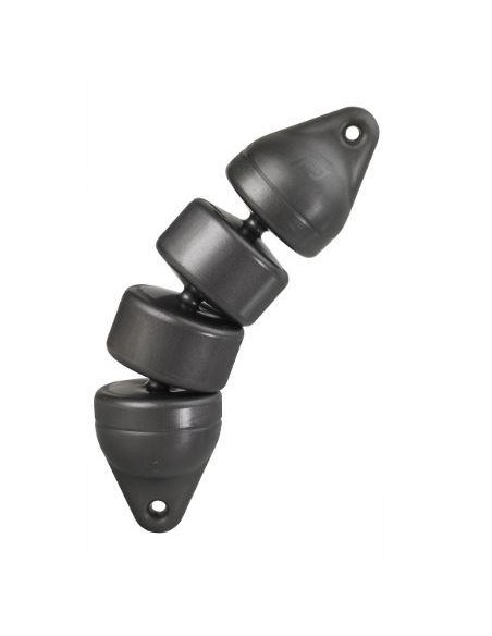 Plastimo Flexibele Fender Zwart Ø15x60cm | Shipsworld